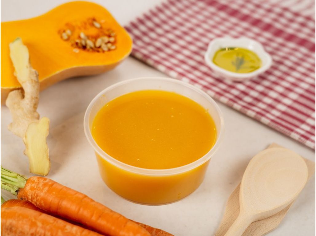 CREME DE AB&Oacute;BORA E GENGIBRE SABORES AUCHAN SEM BATATA 400 G image number 2