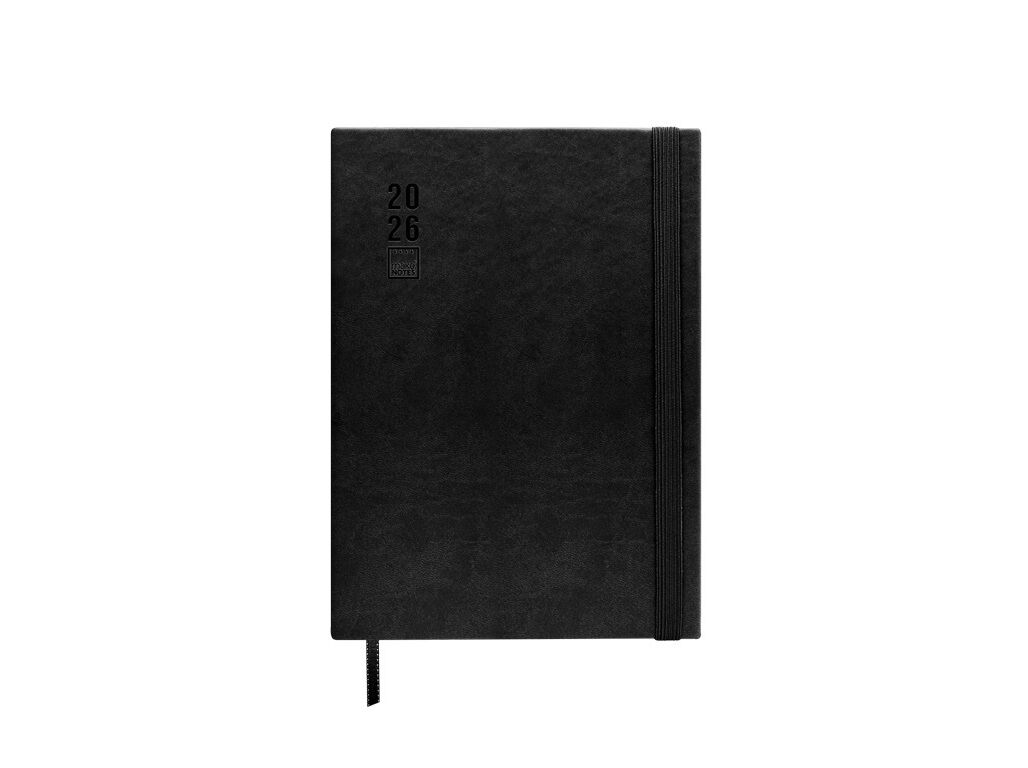 AGENDA DI&Aacute;RIA 2026 A5 MAKENOTES COSIDA ONE COLOUR BLACK image number 0