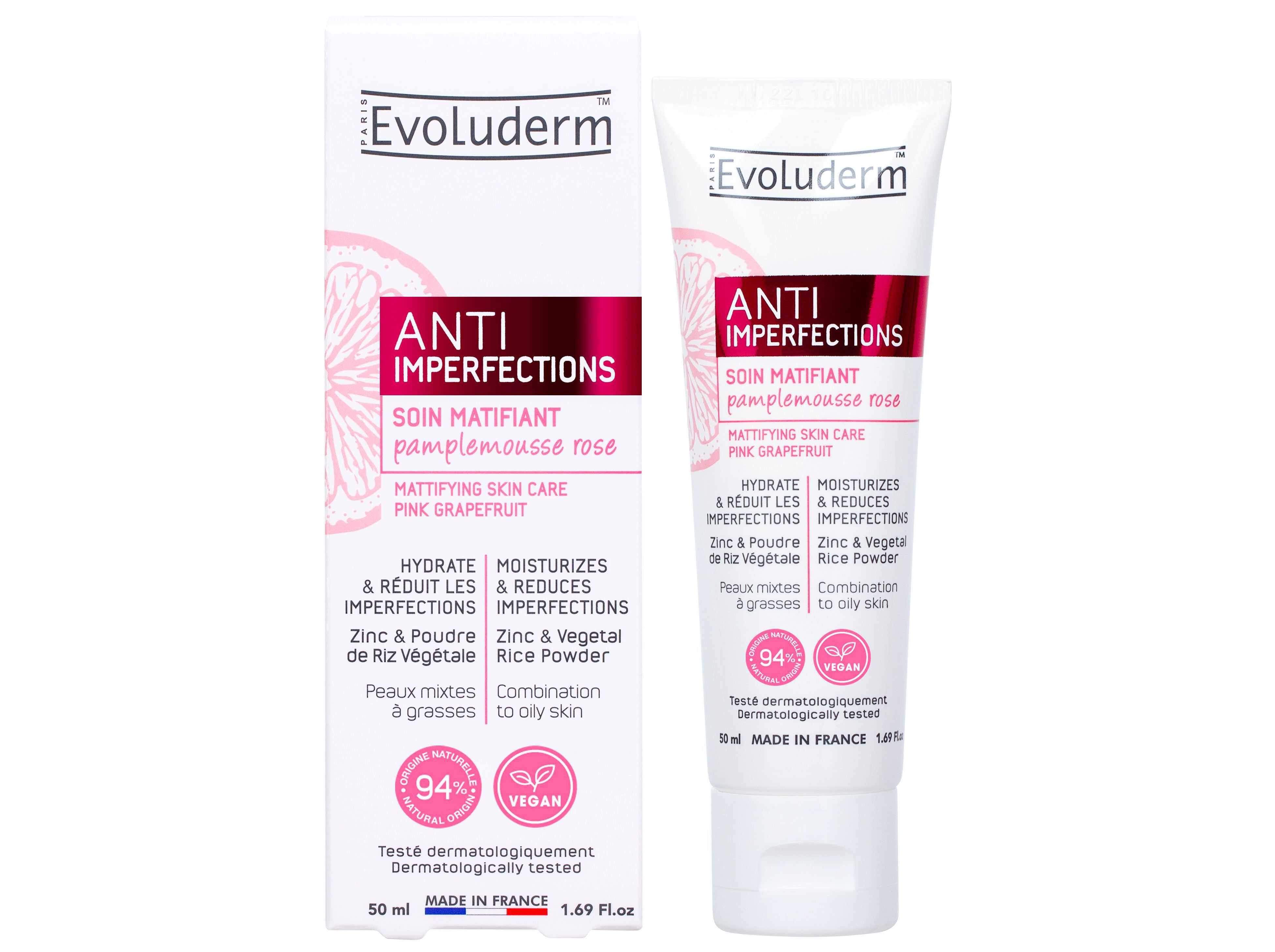 CREME DE ROSTO EVOLUDERM ANTI IMPERFEI&Ccedil;&Otilde;ES 50 ML image number 0
