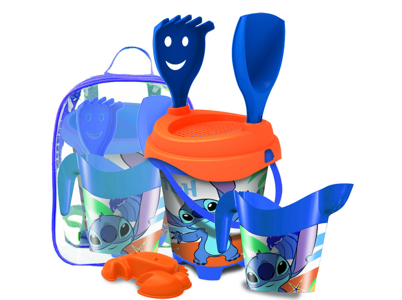 MOCHILA PRAIA MONDO STITCH