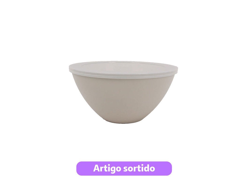 SALADEIRA CODIL COLORS COM TAMPA 3 L CORES SORTIDAS