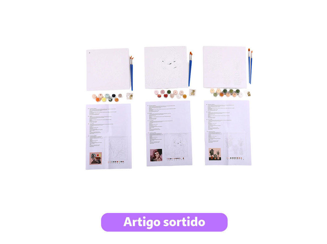 PINTURA POR N&Uacute;MEROS AUCHAN COM ACESS&Oacute;RIOS MODELOS SORTIDOS