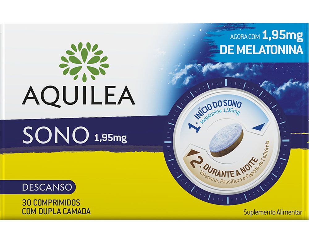 SUPLEMENTO AQUILEA SONO 1.95MG 30 COMPRIMIDOS