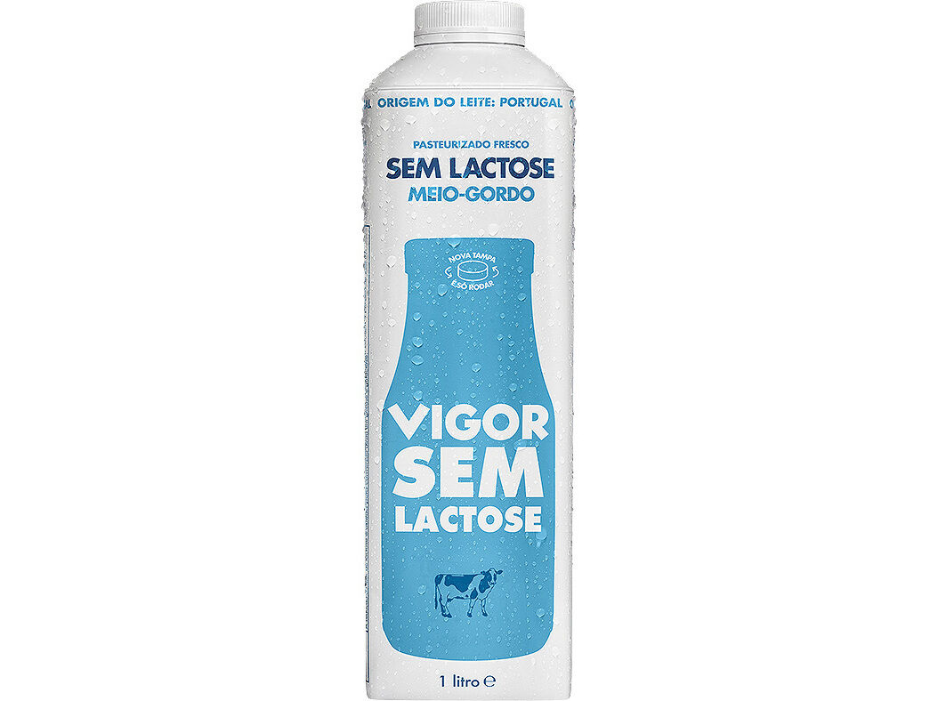 LEITE VIGOR PASTEURIZADO MEIO GORDO SEM LACTOSE 1L
