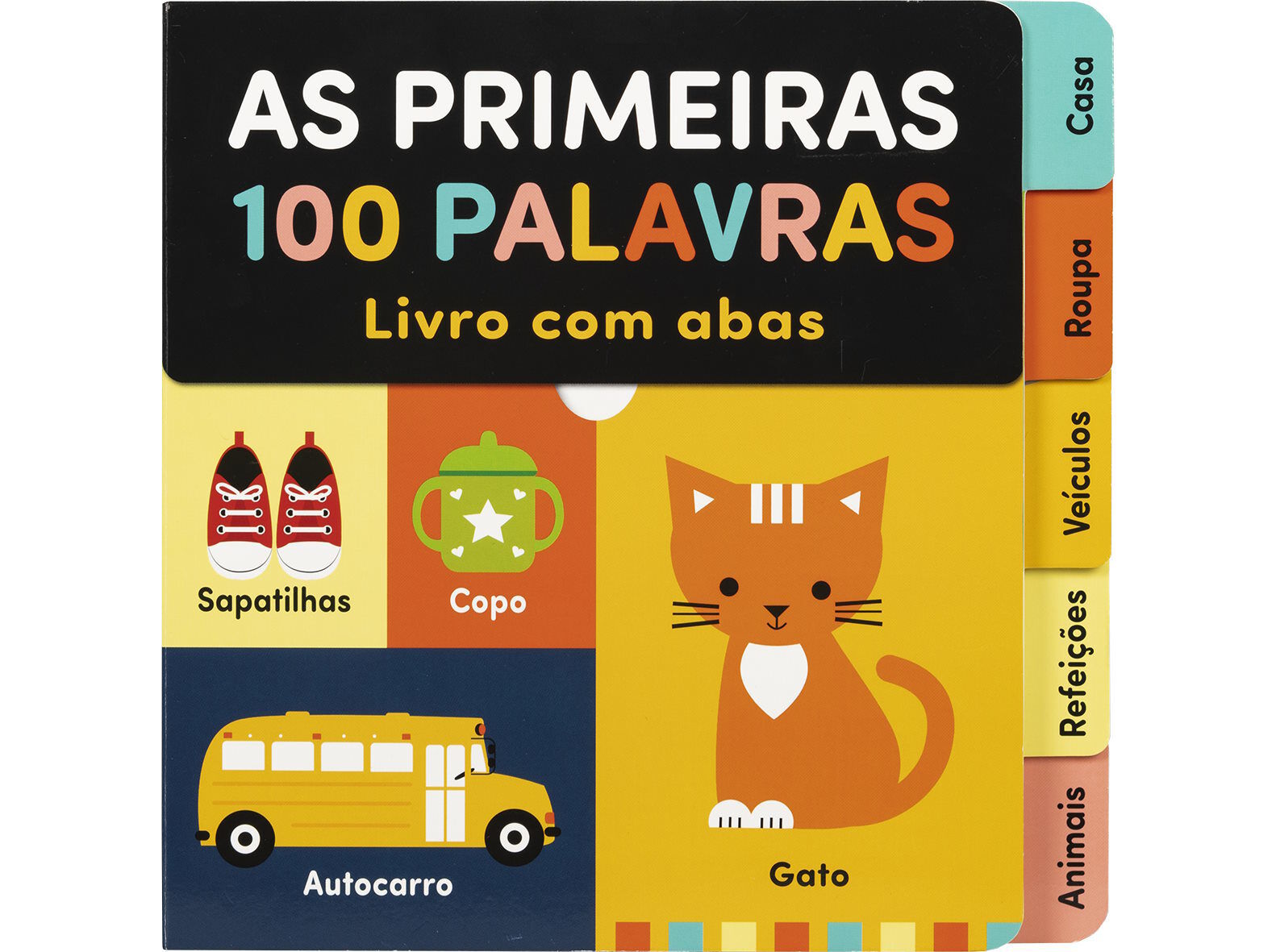 LIVRO AS PRIMEIRAS 100 PALAVRAS LIVRO COM ABAS image number 0