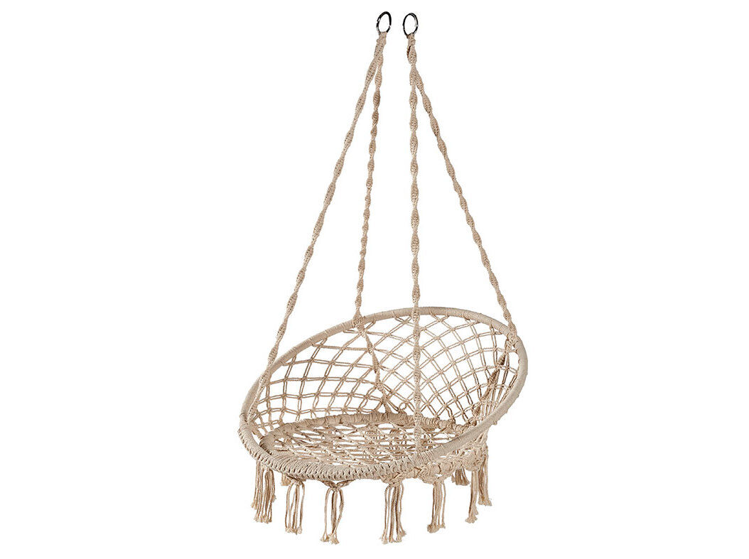 CADEIRA SUSPENSA GARDENSTAR NATURAL 80X73X120CM