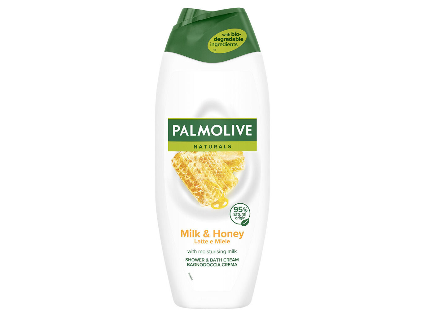 Gel de Banho Naturals Hidratante Leite e Mel Palmolive 500ml image number 0