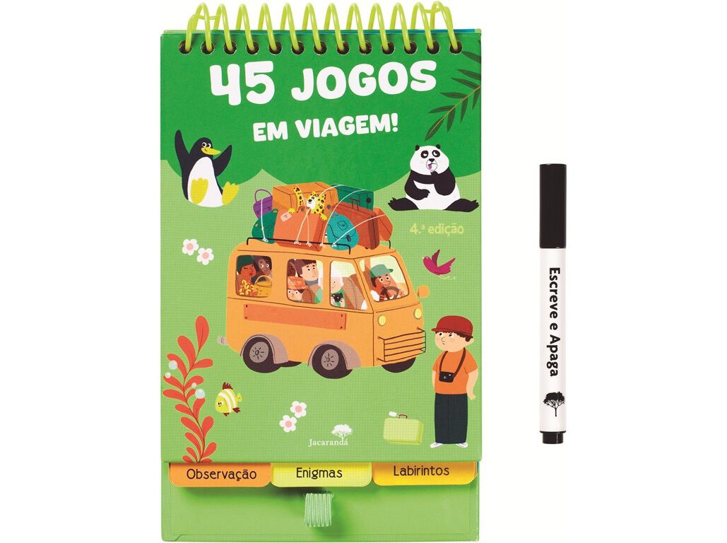 LIVRO 45 JOGOS VIAGEM DE C&Eacute;LINE POTARD PRISCA LE TA image number 1