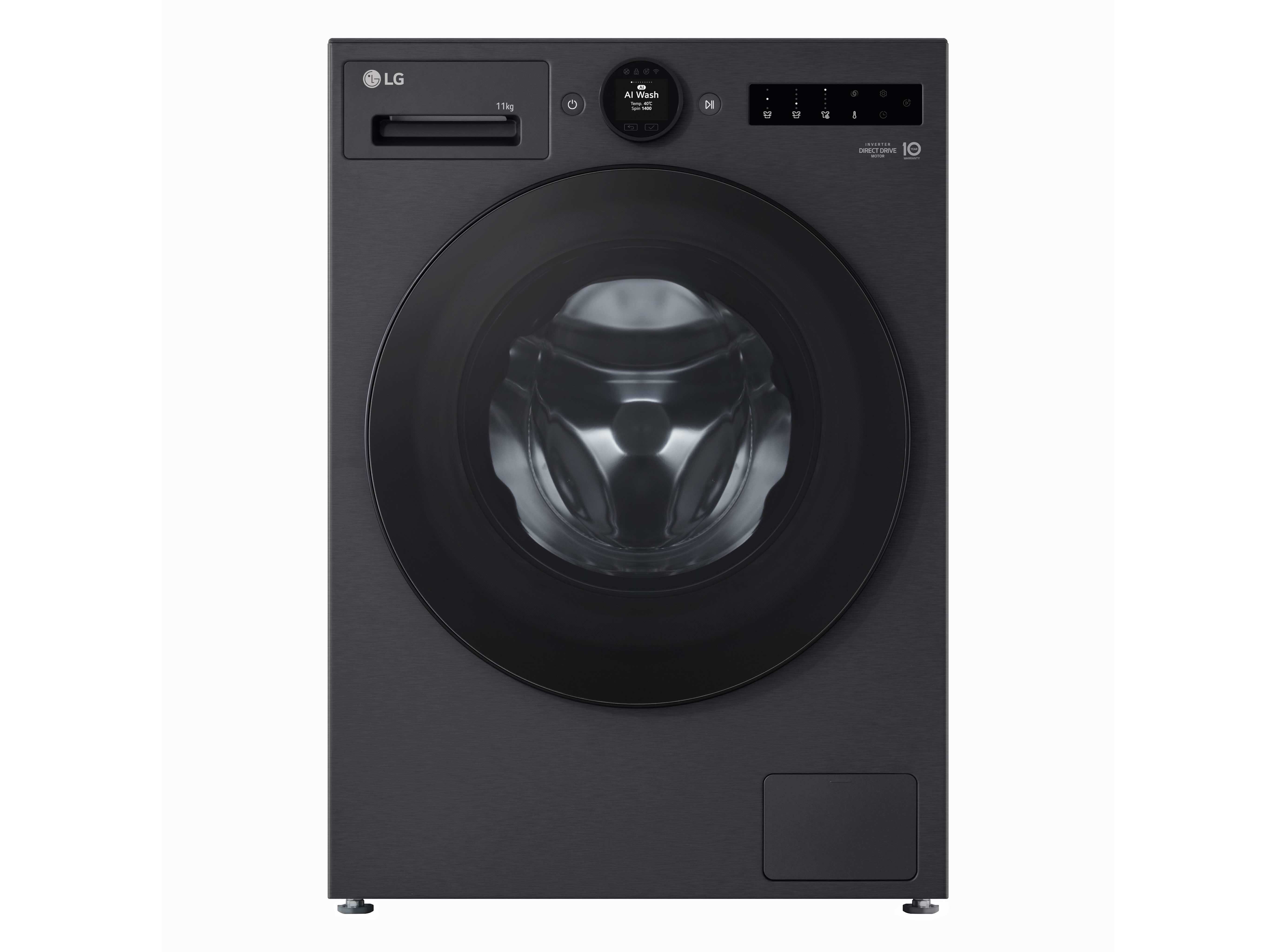 M&Aacute;QUINA LAVAR ROUPA LG F4X7511TBB - PRETO A 11KG