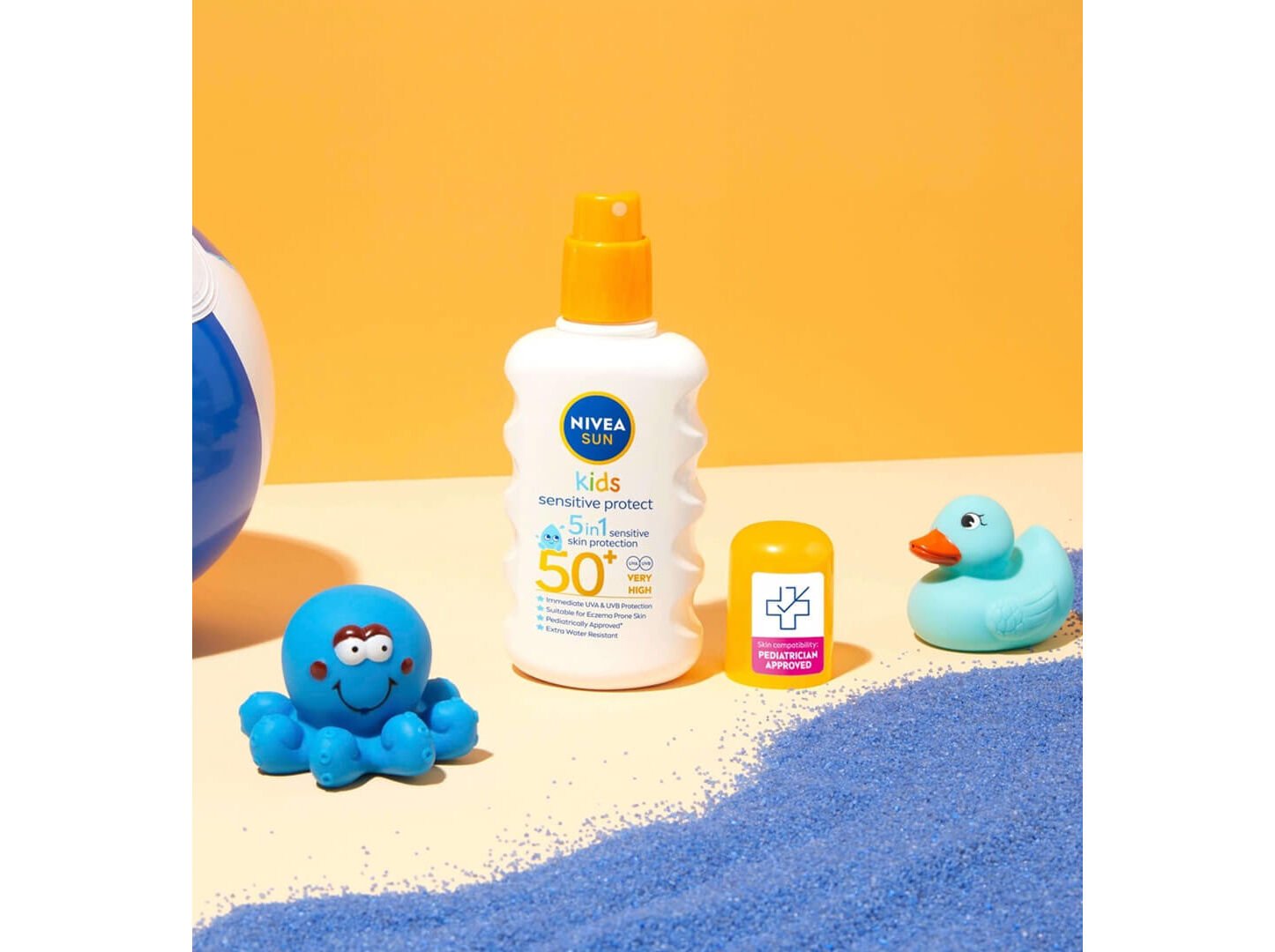 PROTETOR SOLAR PARA CRIAN&Ccedil;AS SPRAY FP50+ BABIES & KIDS SENSITIVE PROTECT NIVEA SUN 200 ML image number 1