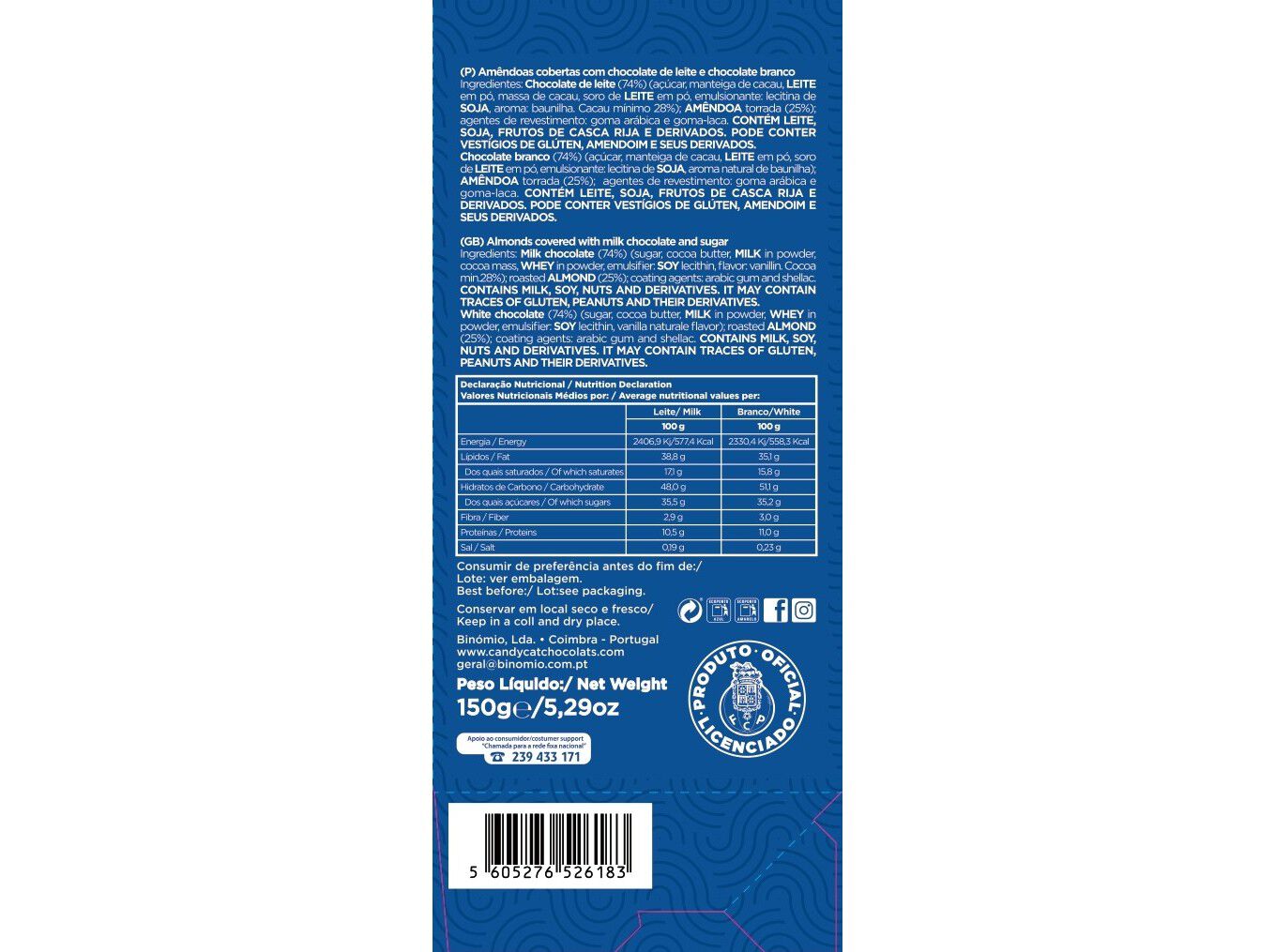 AM&Ecirc;NDOAS MISTA CANDYCAT SILVER PORTO 150G image number 1