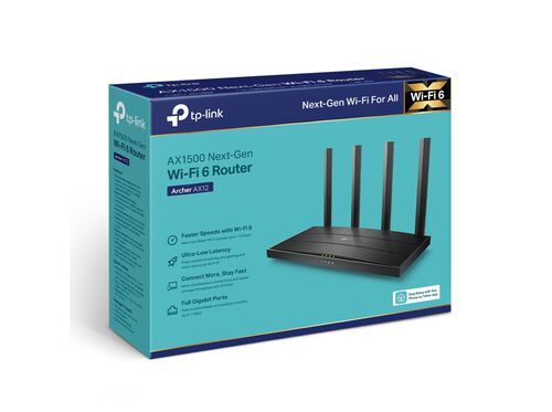 ROUTER TP-LINK AX1500 ARCHER AX-12 WI-FI 6 image number 2