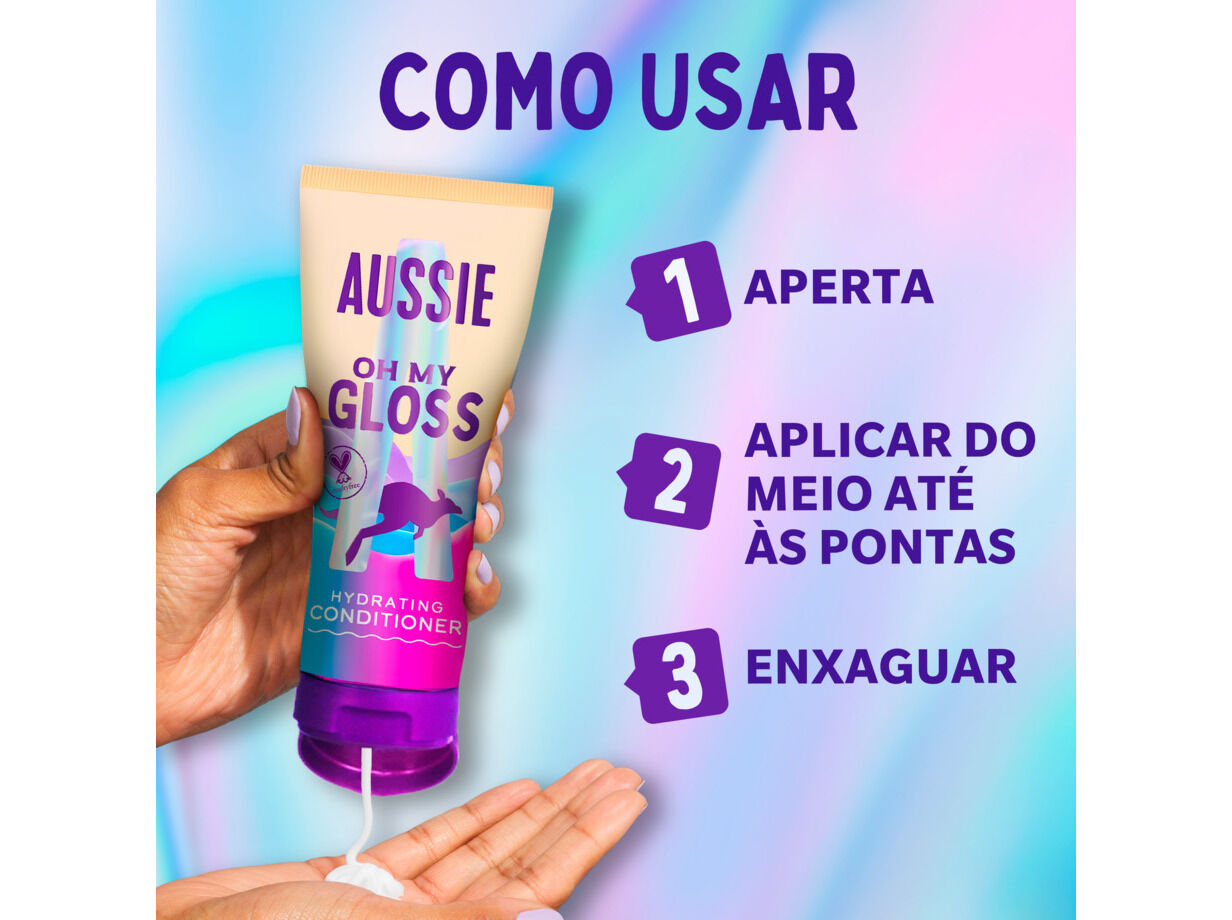 CONDIDIONADOR AUSSIE GLOSS 200ML image number 6