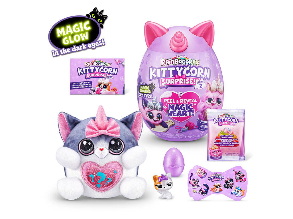 RAINBOCORNS S5 - PELUCHES PEQUENOS KITTYCORNS MODELOS SORTIDOS image number 5