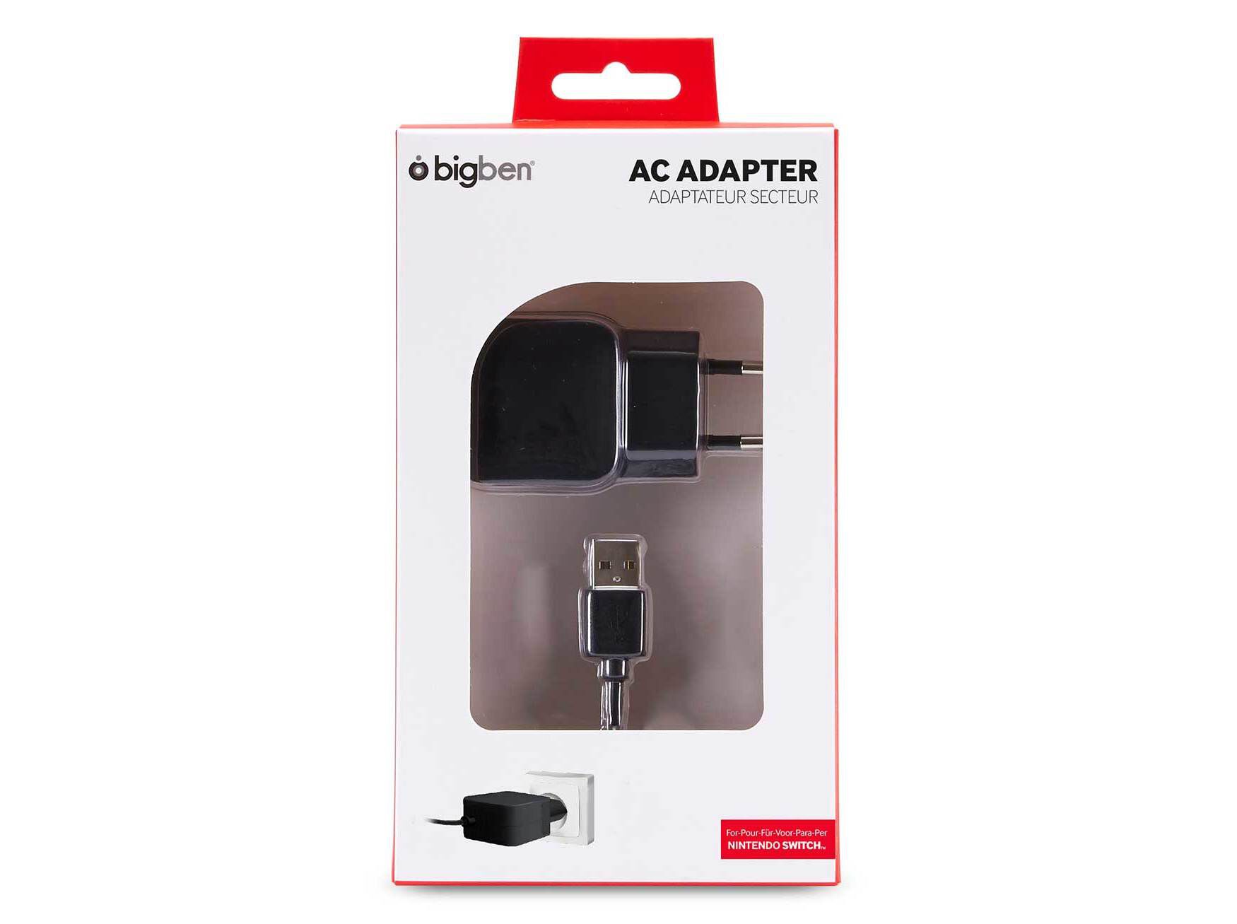 CARREGADOR COM CABO NINTENDO SWITCH 2.4A 1M