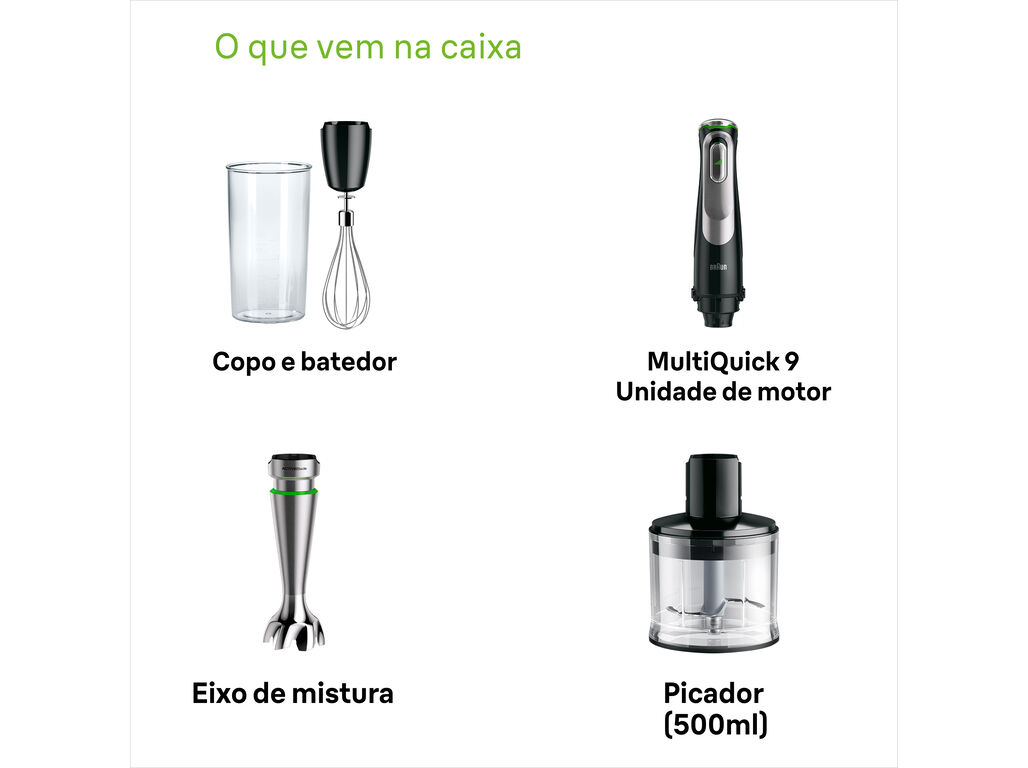 VARINHA M&Aacute;GICA + ACESS&Oacute;RIOS BRAUN MULTIQUICK 9 MQ9135XI 1200 W PRETO image number 6