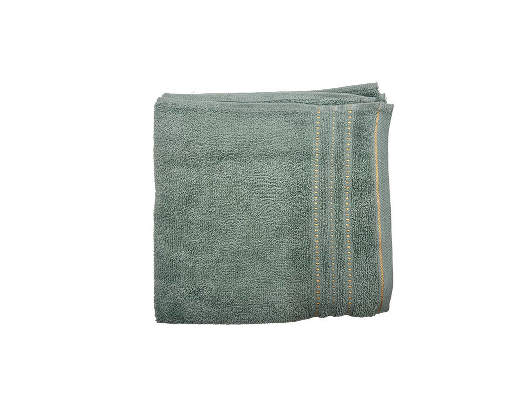 LEN&Ccedil;OL BANHO BARRA DOURADA ACTUEL VERDE 500G 100X150CM