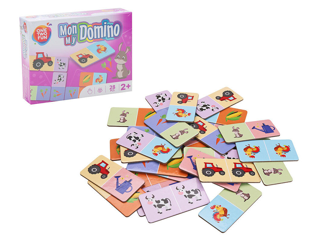 JOGO DOMIN&Oacute; ONE TWO FUN A QUINTA