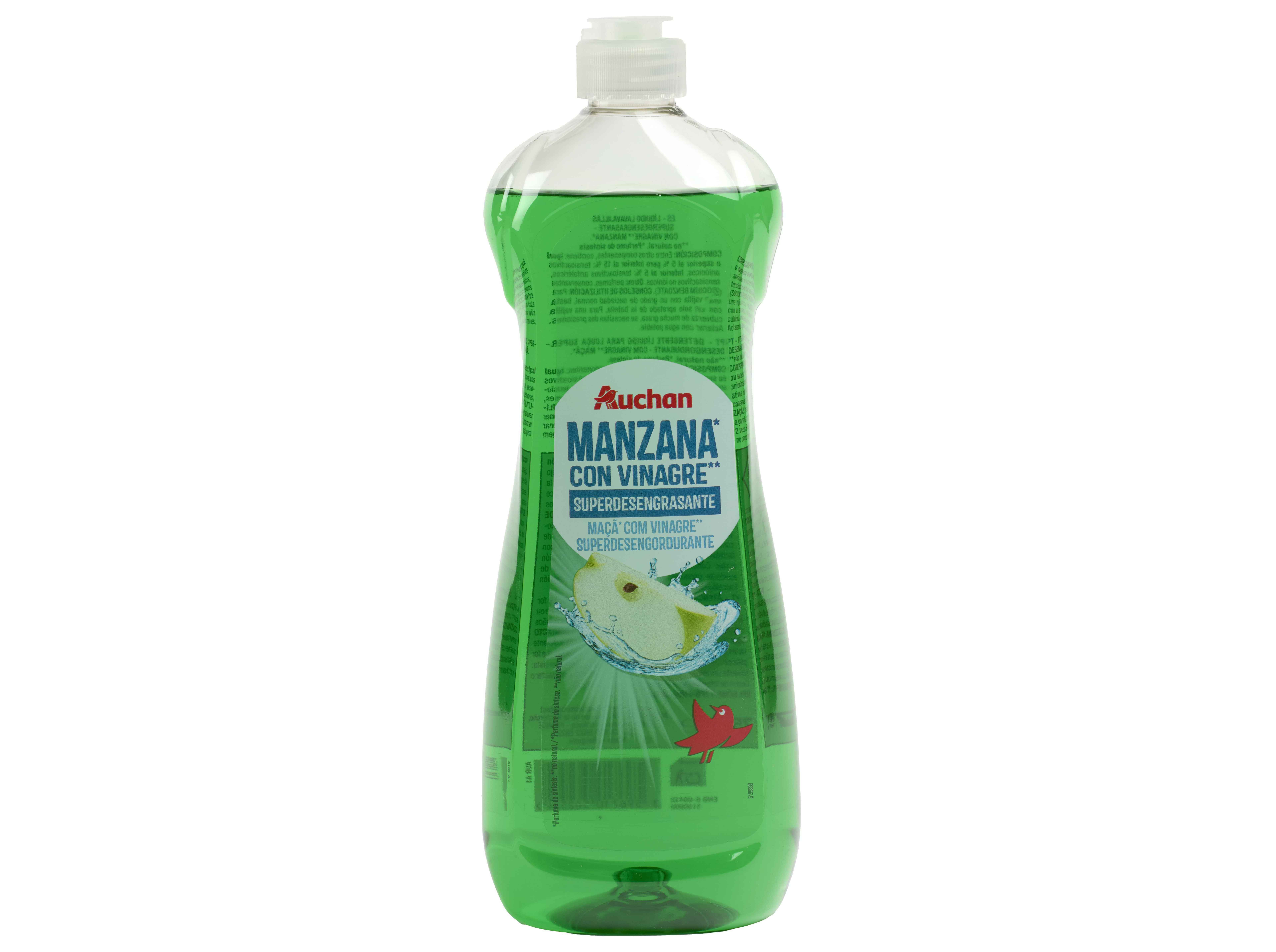 DETERGENTE LOI&Ccedil;A MANUAL AUCHAN MA&Ccedil;&Atilde; 750ML image number 0