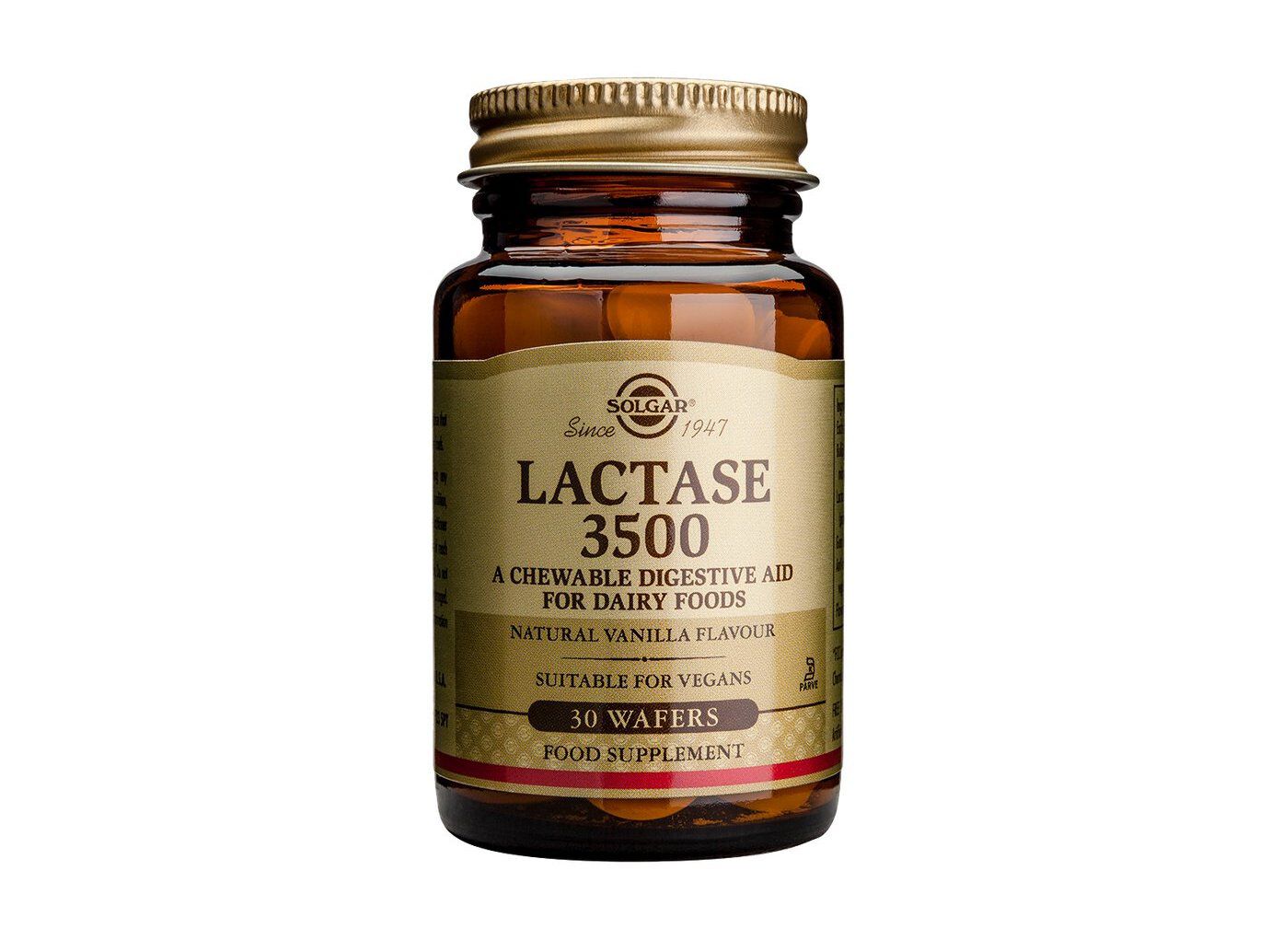 SUPLEMENTO SOLGAR LACTASE 3500 30CPS