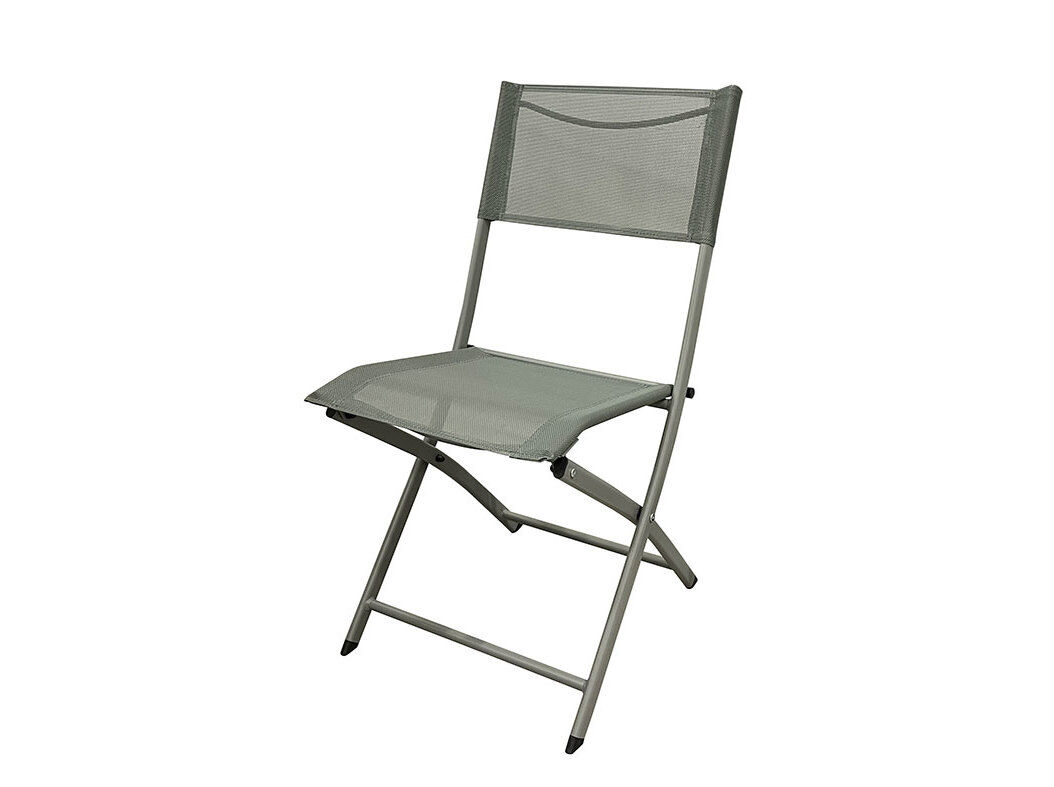 CADEIRA DOBR&Aacute;VEL GARDENSTAR METAL TEXTIL VERDE 42X53.5X81.5CM