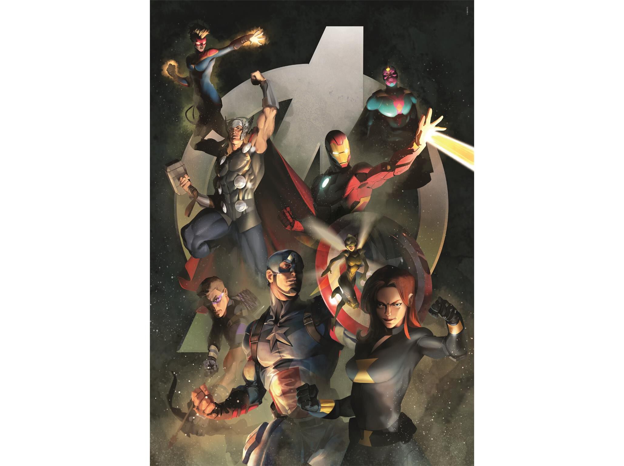 PUZZLE MARVEL CLEMENTONI 1000 PE&Ccedil;AS image number 1