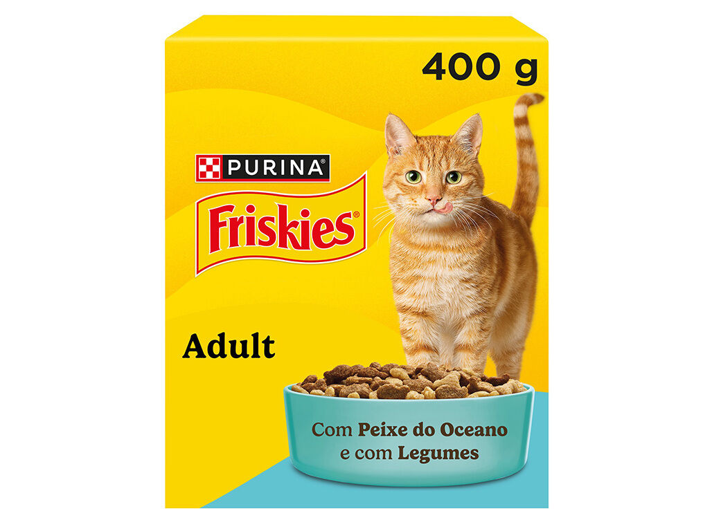 RA&Ccedil;&Atilde;O PARA GATO FRISKIES COM ATUM E LEGUMES 400G