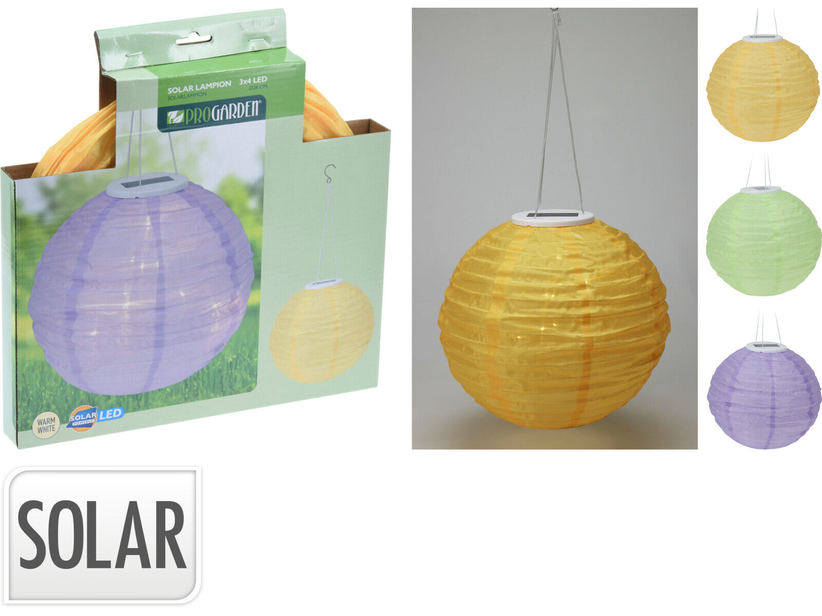 BOLA SOLAR &Oslash;28CM CORES SORTIDAS image number 1