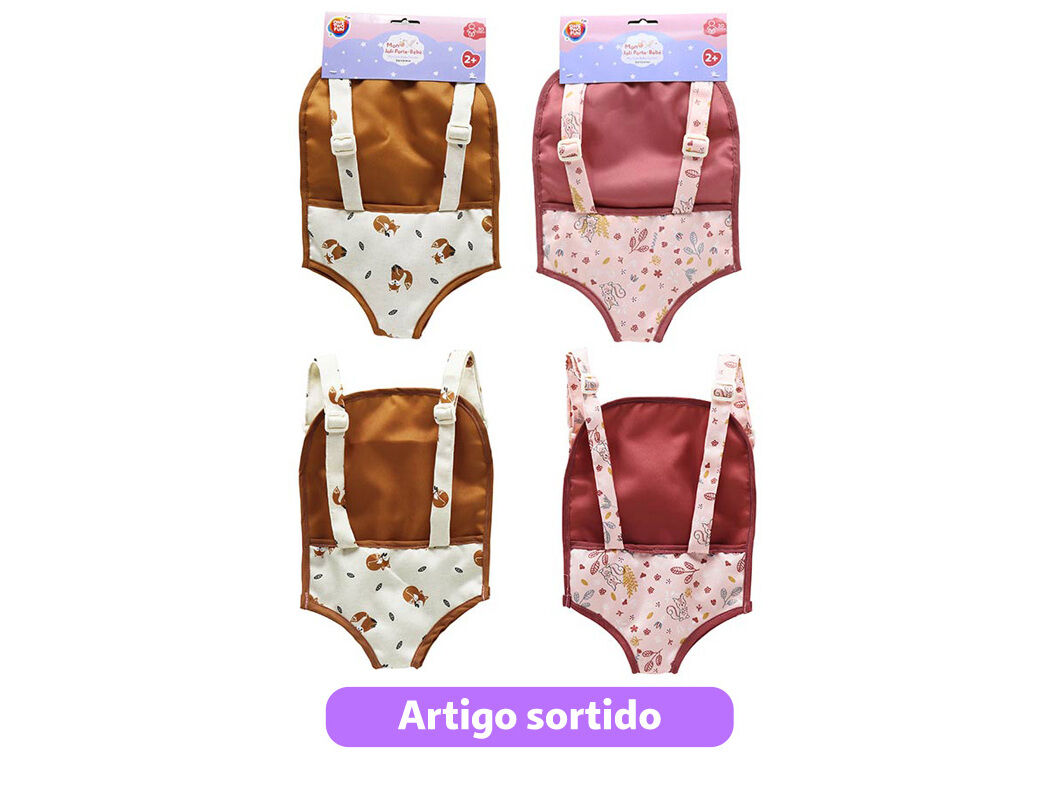 PORTA-BEB&Eacute; ONE TWO FUN CORES SORTIDAS