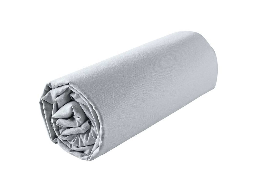 LEN&Ccedil;OL DE BAIXO COM EL&Aacute;STICO ACTUEL CINZENTO 100% ALGOD&Atilde;O 140X200CM