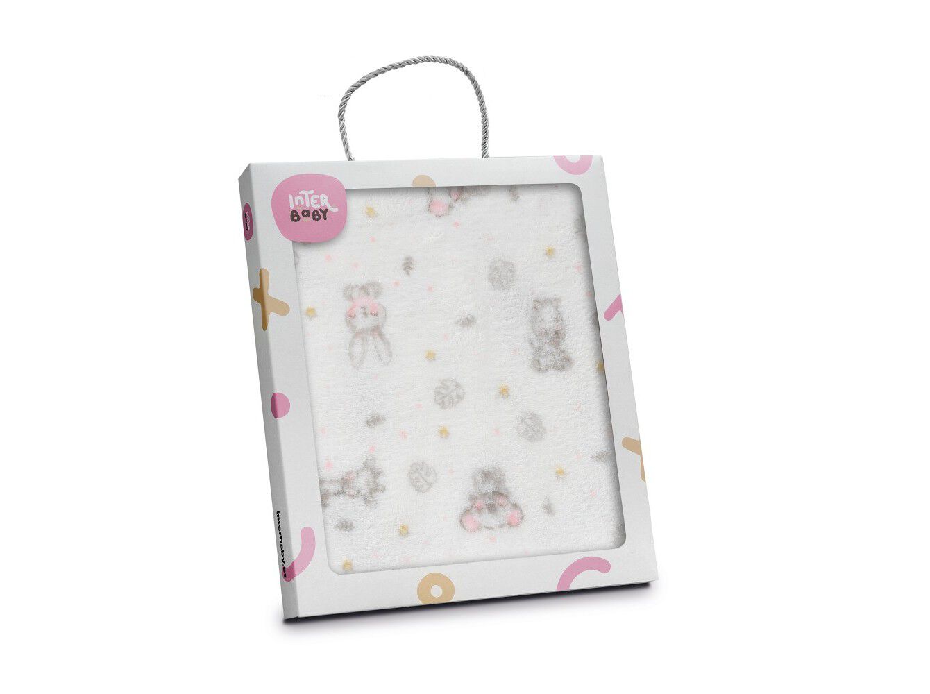 MANTA INTERBABY KOALA ROSA 80X110CM