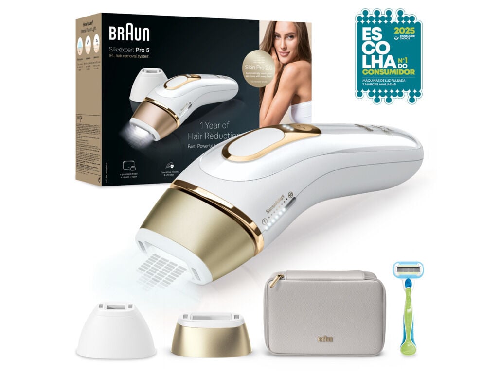 DEPILADORA IPL LUZ PULSADA BRAUN SILK EXPERT S5 PL5152