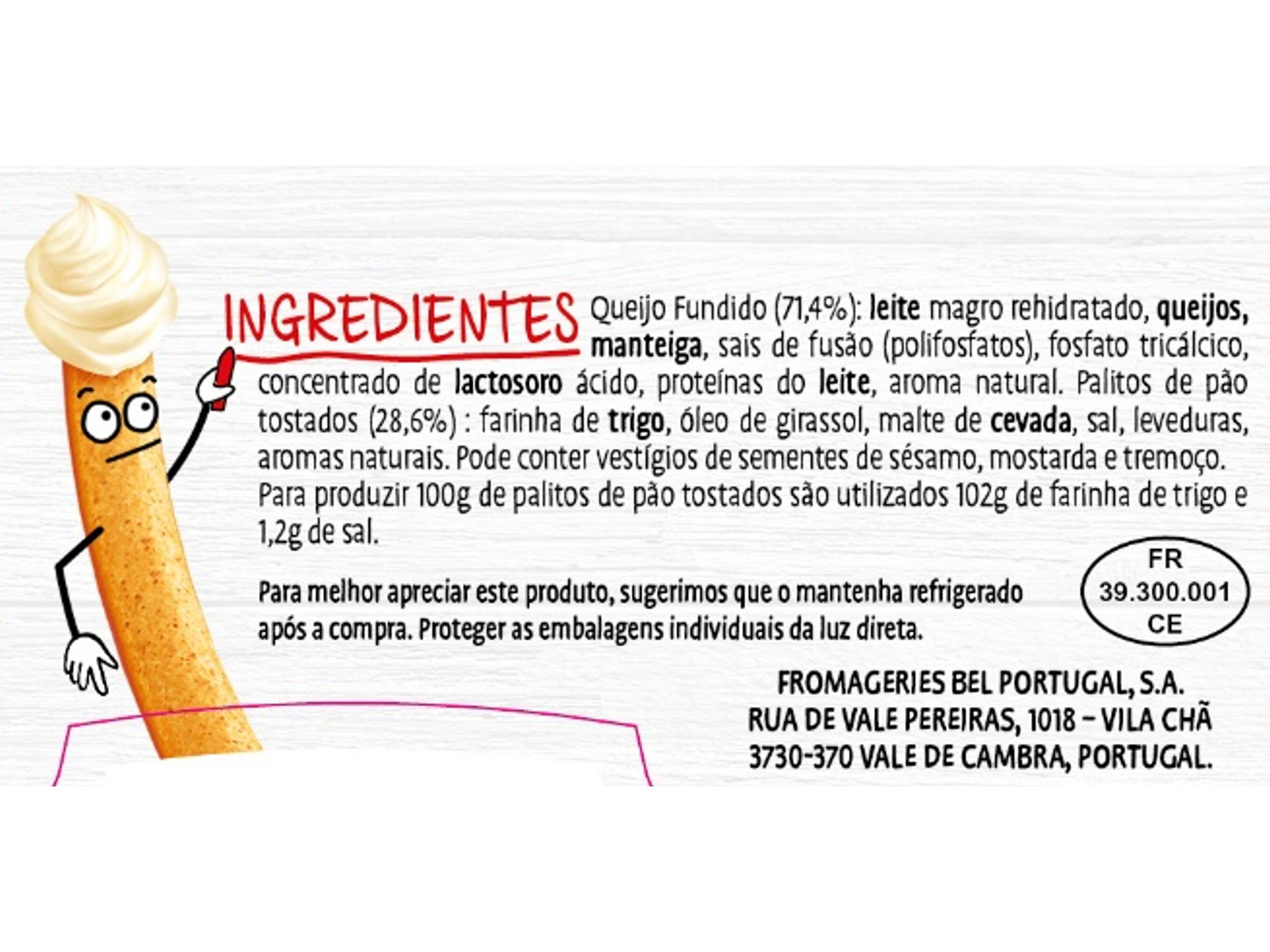 QUEIJO A VACA QUE RI PALITOS 4X35G image number 2