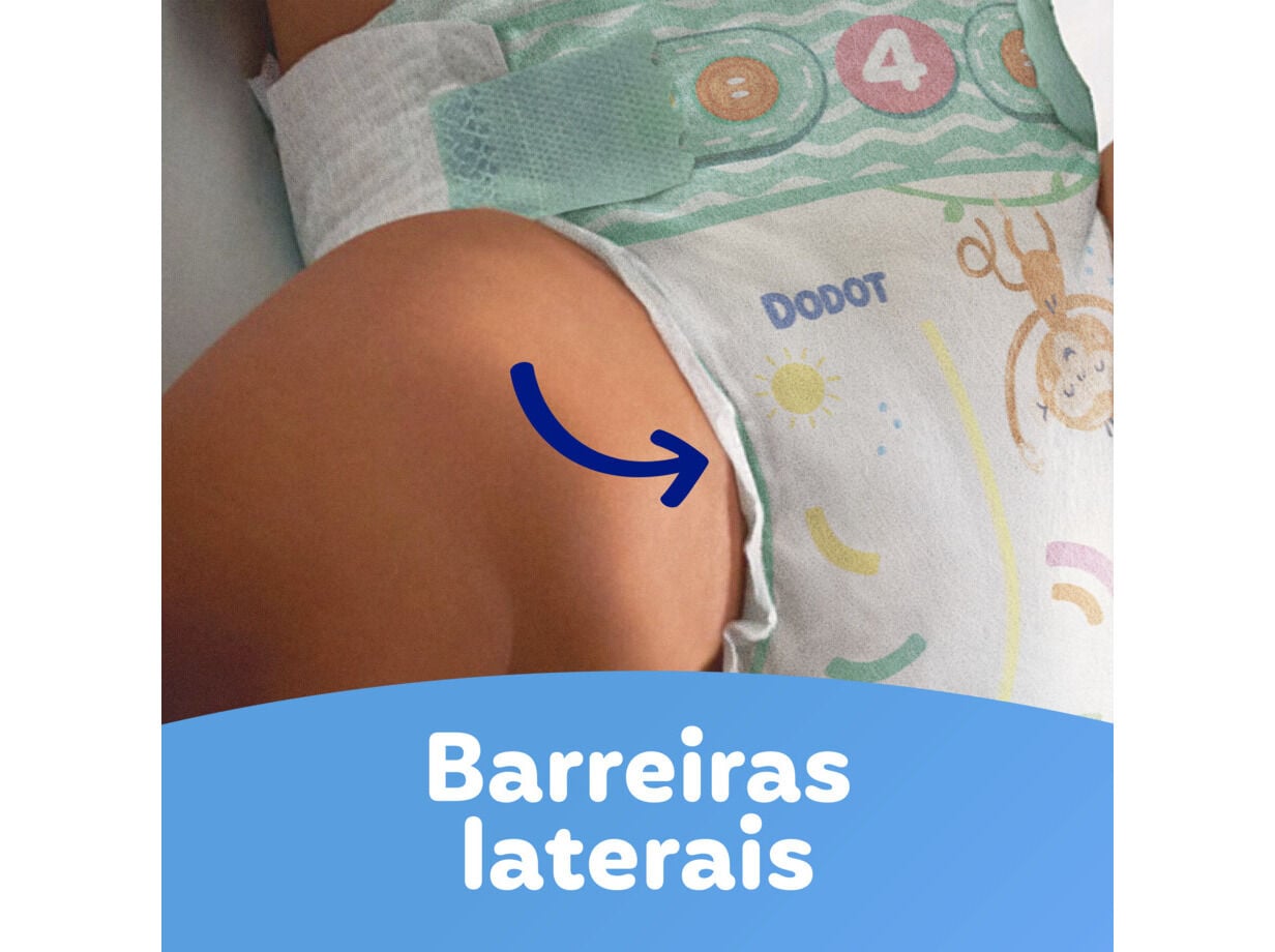 FRALDAS DODOT BEB&Eacute; SECO T5 11-16KG 72UN image number 6