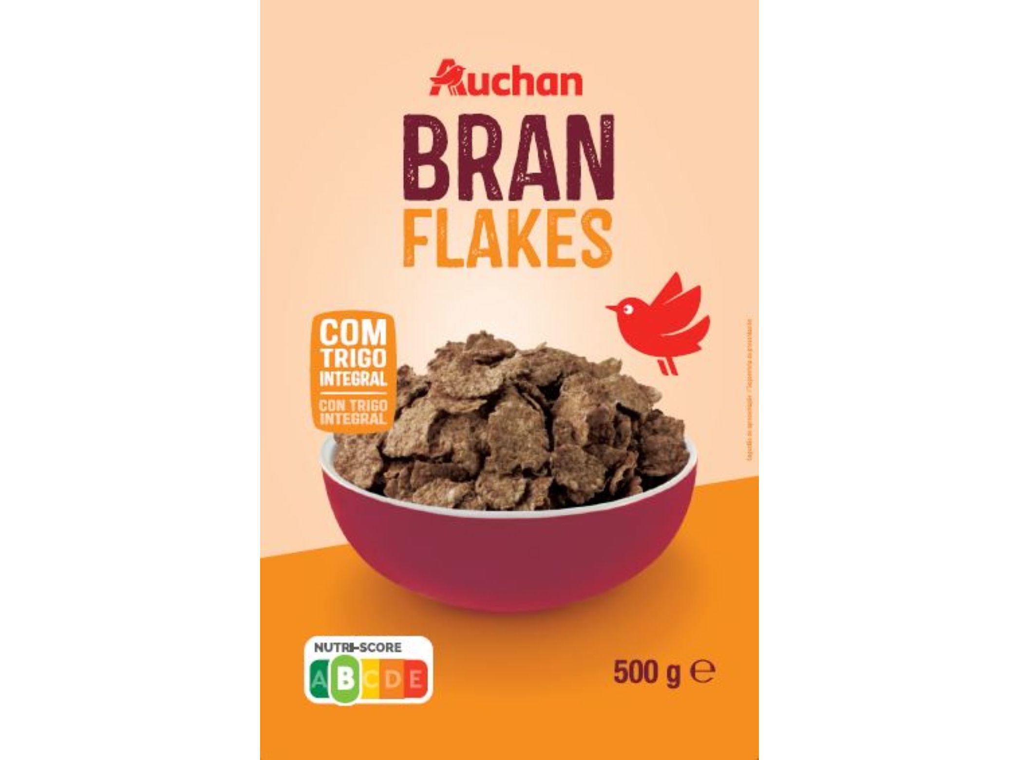 CEREAIS BRAN FLAKES AUCHAN 500G