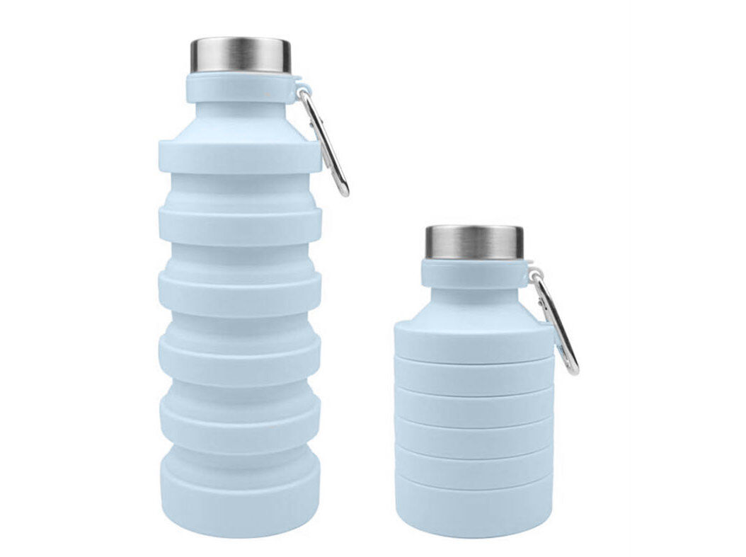 GARRAFA SILICONE ACTUEL RETR&Aacute;TIL AZUL 0.5L