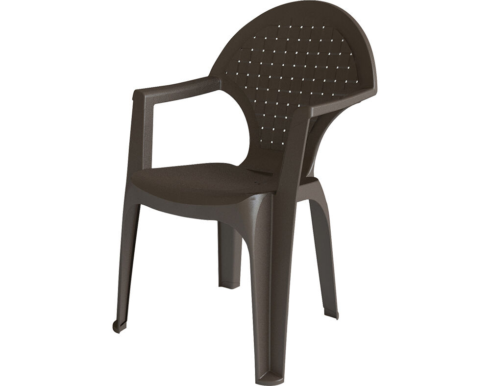 CADEIRA MONOBLOCO DREAM CRETA WENGUE 87X56X60CM