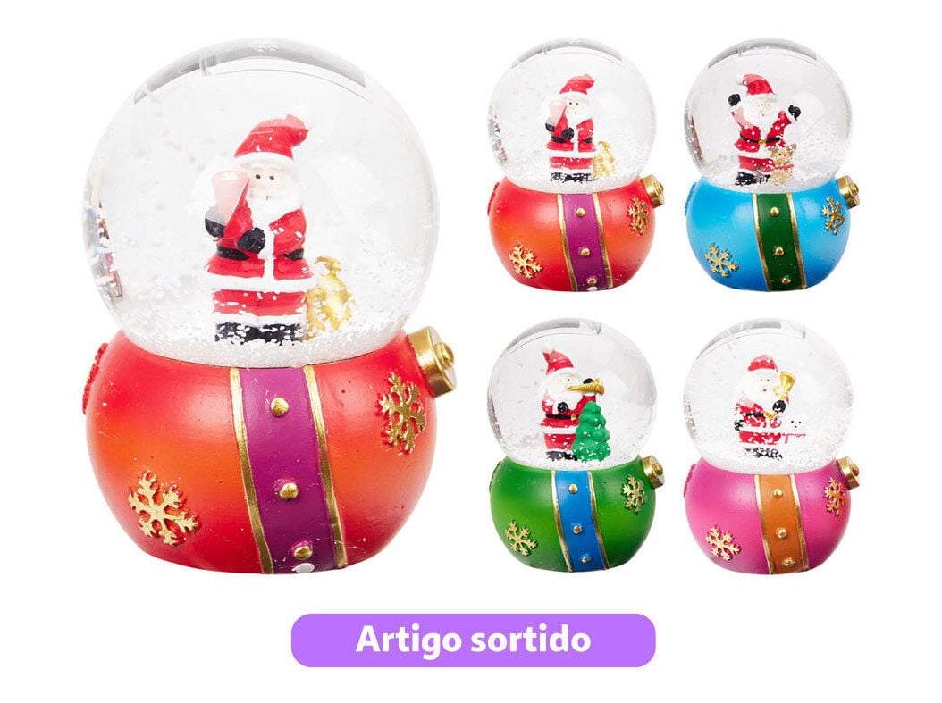 GLOBO DE NEVE 7X7X12CM MODELOS SORTIDOS