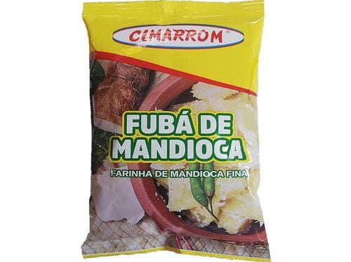 FARINHA CIMARROM FUBÁ MANDIOCA FINA 500G