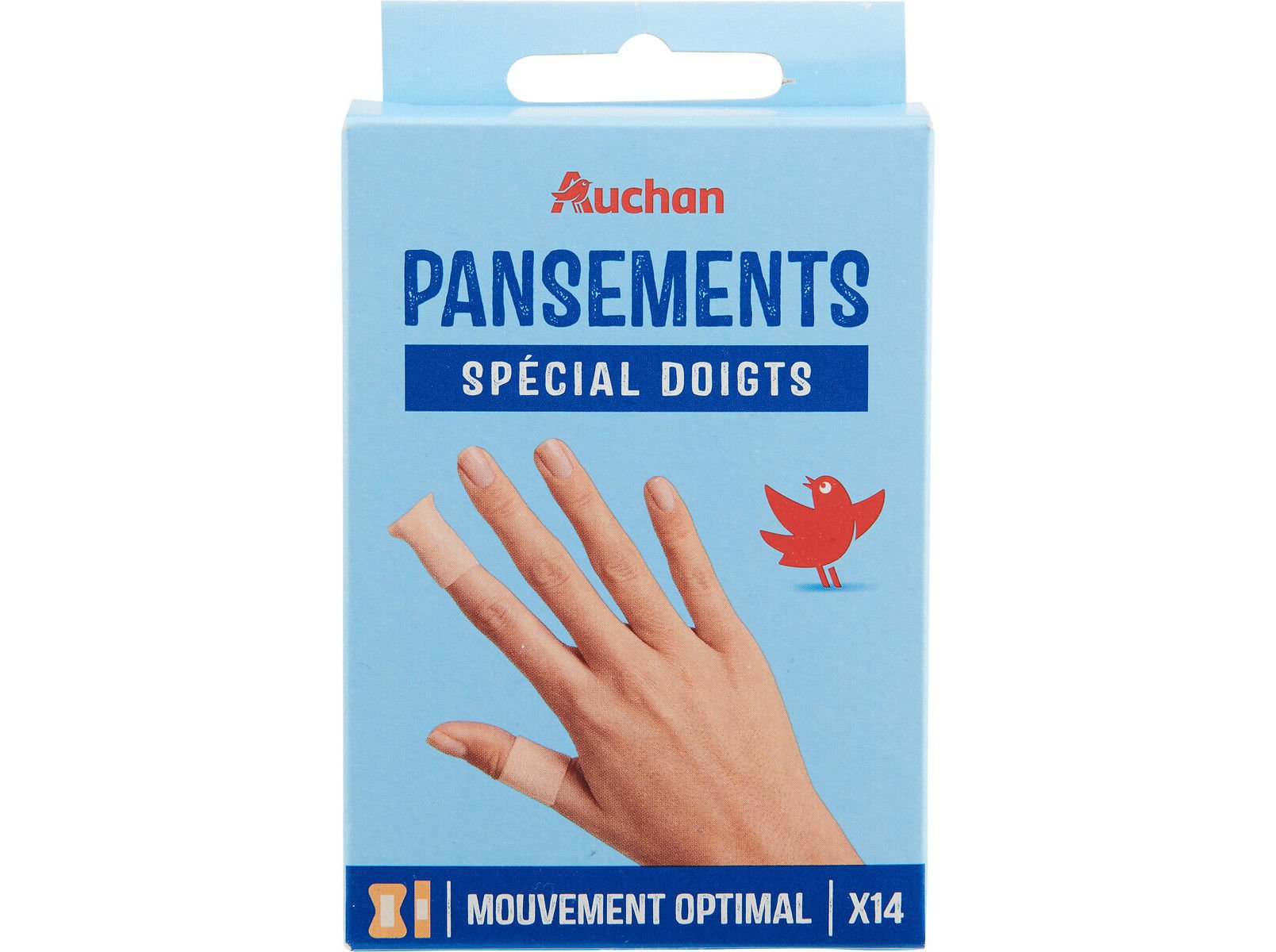 PENSOS AUCHAN PARA DEDOS 2 TAMANHOS 14UN image number 0