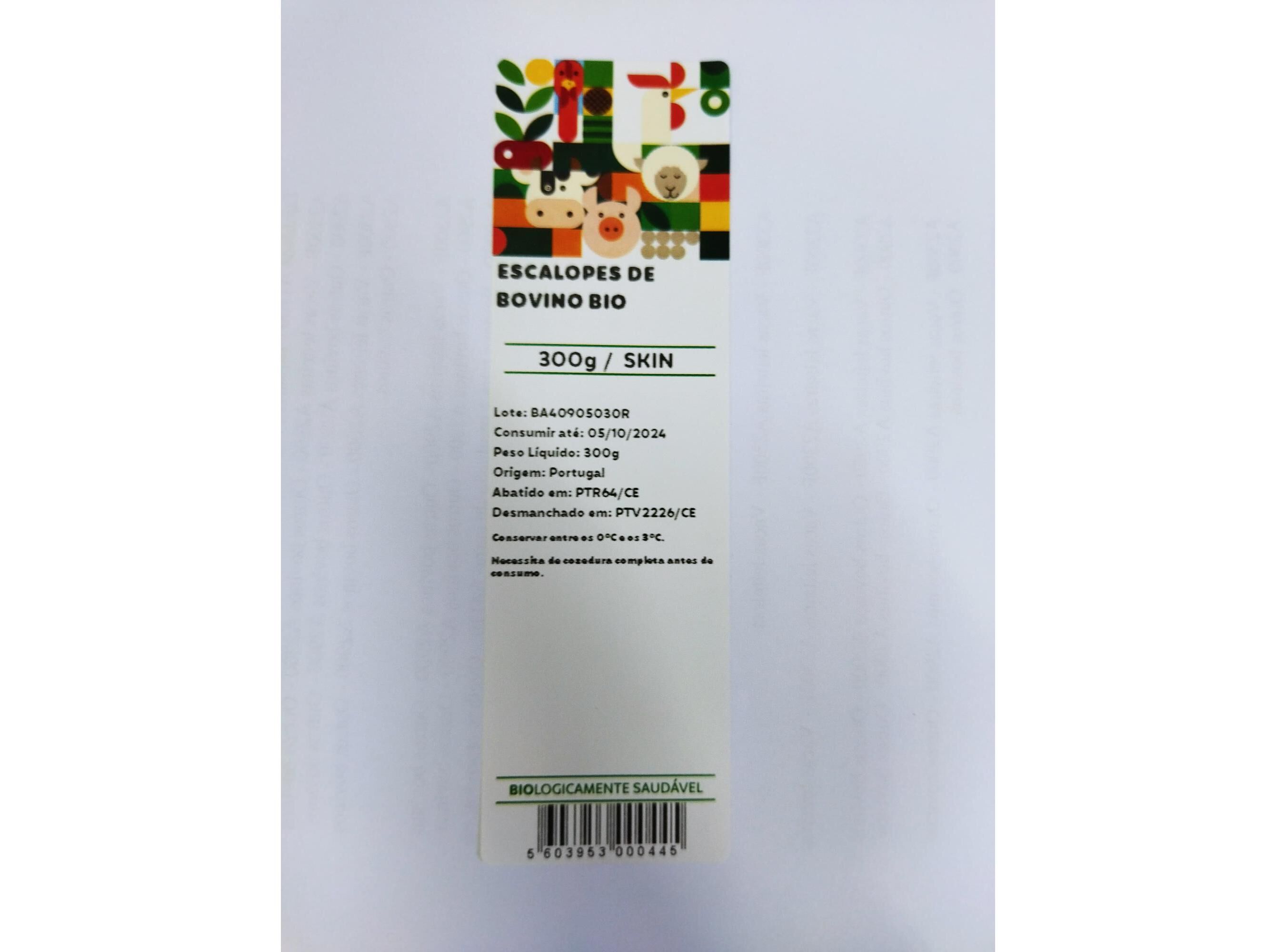 ESCALOPES BOVINO BIOLOGIC FRESCO BIO 300 G image number 2