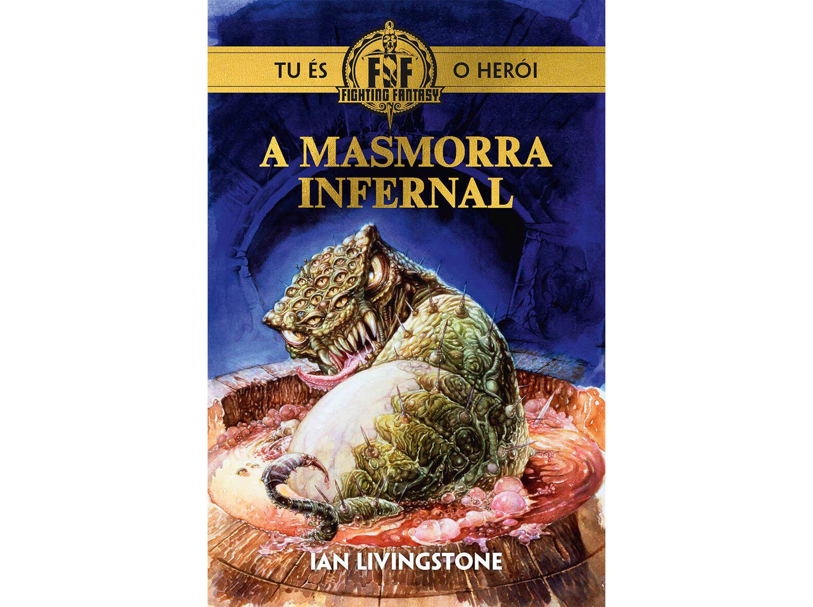 LIVRO A MASMORRA INFERNAL DE IAN LIVINGSTONE image number 0