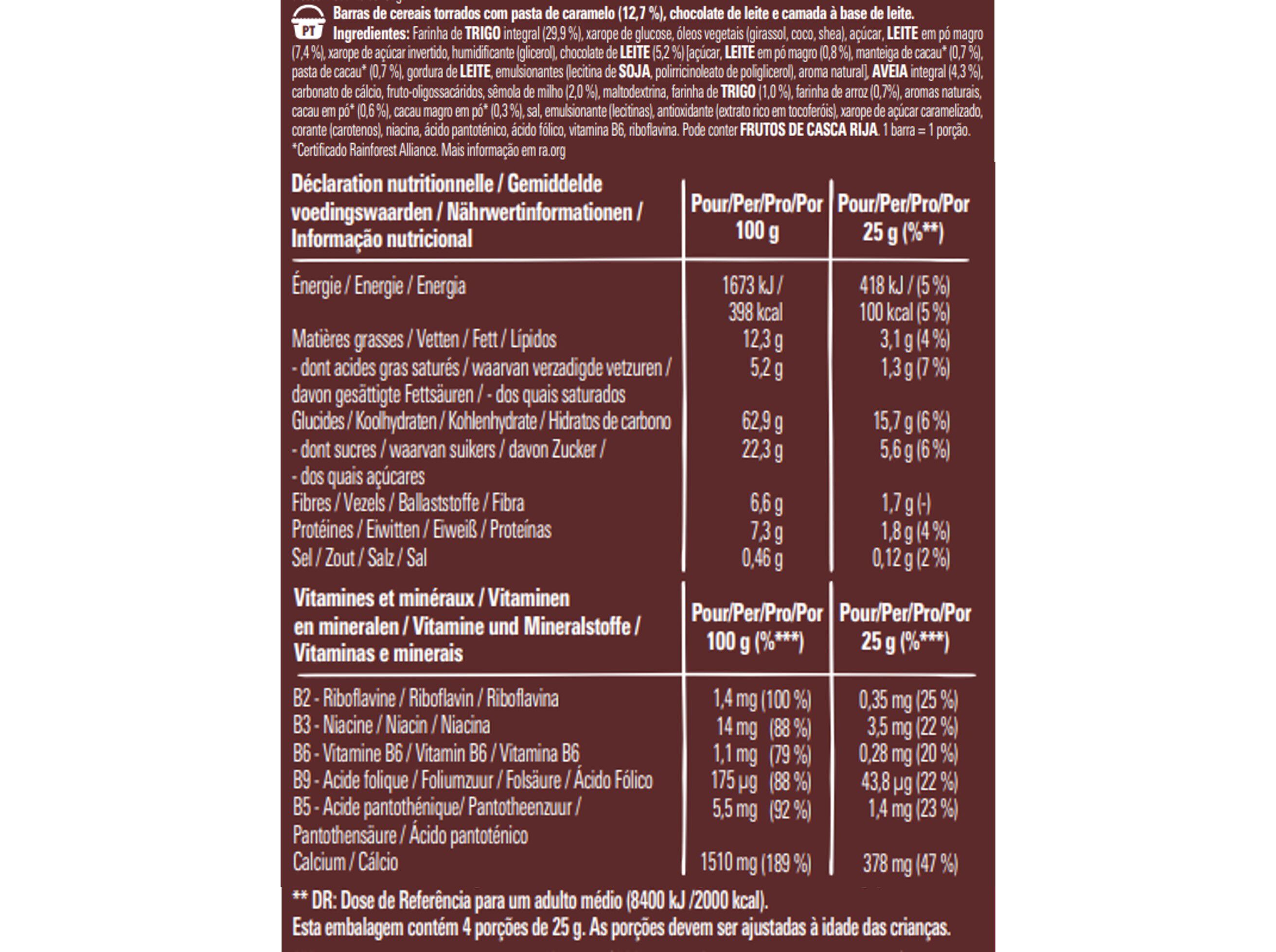 BARRA DE CEREAIS LION 4X25G image number 1