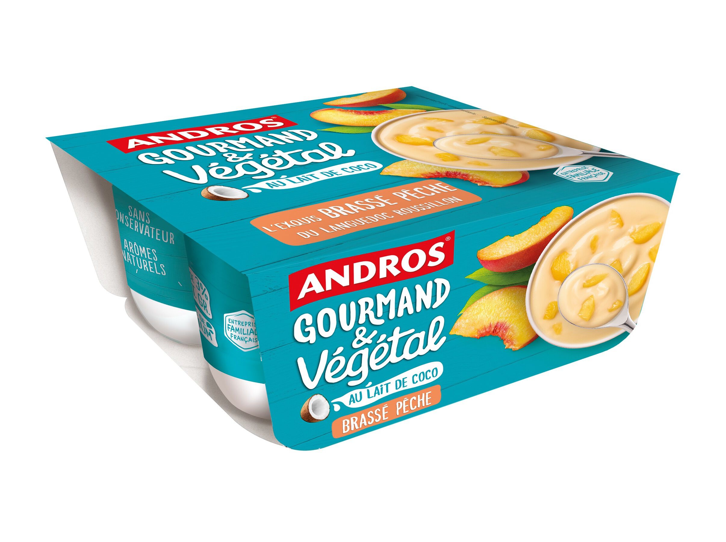 VEGEGURTE ANDROS BASE DE COCO C/P&Ecirc;SSEGO 4X100G image number 0