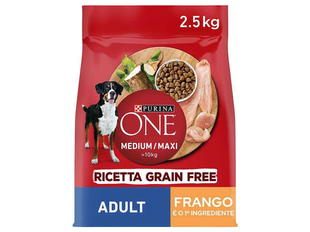 RA&Ccedil;&Atilde;O PARA C&Atilde;O PURINA ONE SEM CEREAIS FRANGO 2.5KG image number 0