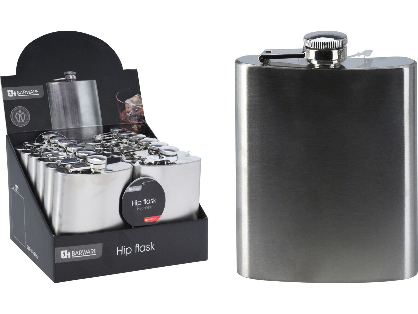 GARRAFA BOLSO INOX 207ML image number 0