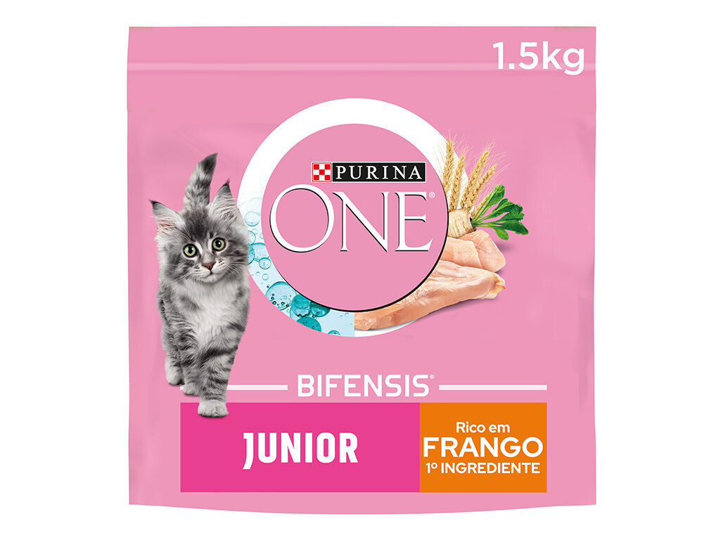 RA&Ccedil;&Atilde;O PARA GATINHOS PURINA ONE J&Uacute;NIOR FRANGO 1.5KG image number 0