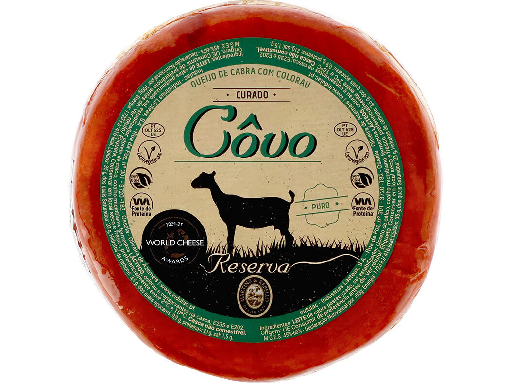 QUEIJO DE CABRA CURADO C&Ocirc;VO COM COLORAU RESERVA GRANDE KG image number 0