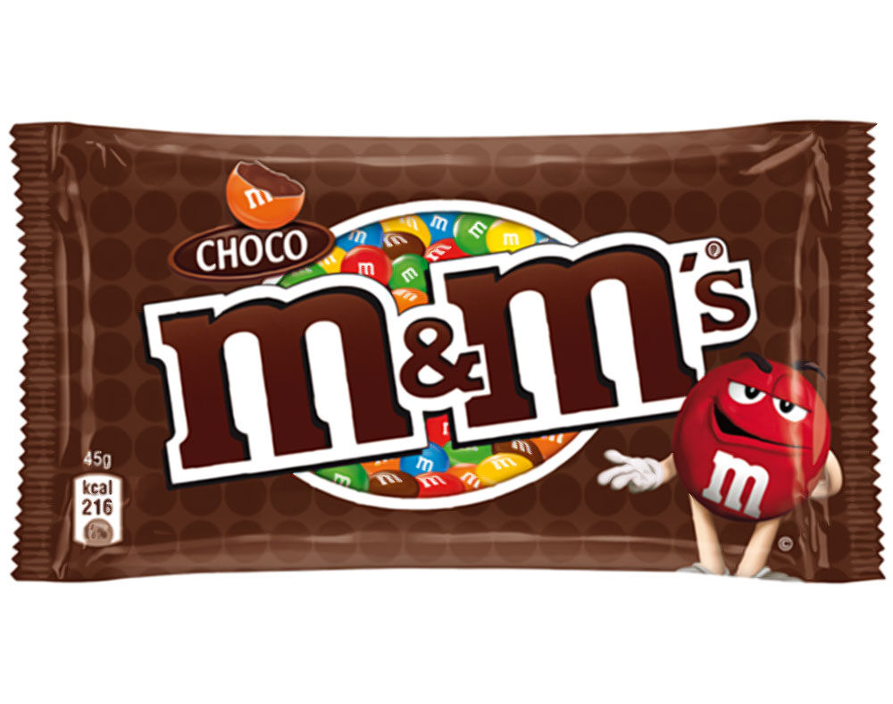 CHOCOLATE M&M'S SINGLE 45G image number 0