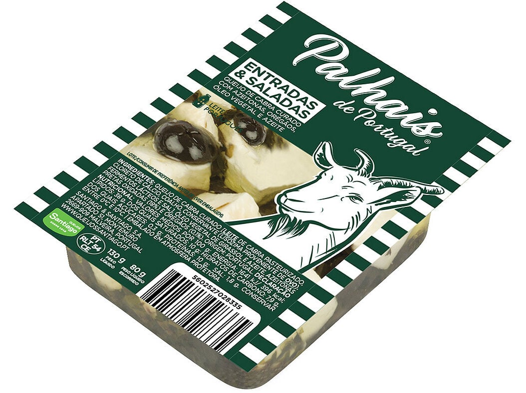 QUEIJO PALHAIS AZEITONAS E OREG&Atilde;OS 130G image number 0